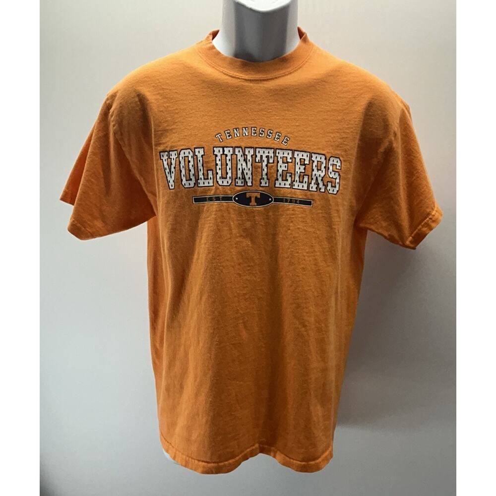 Vintage Tennessee Volunteers T Shirt Men's Size Medium Orange College AIS Sports